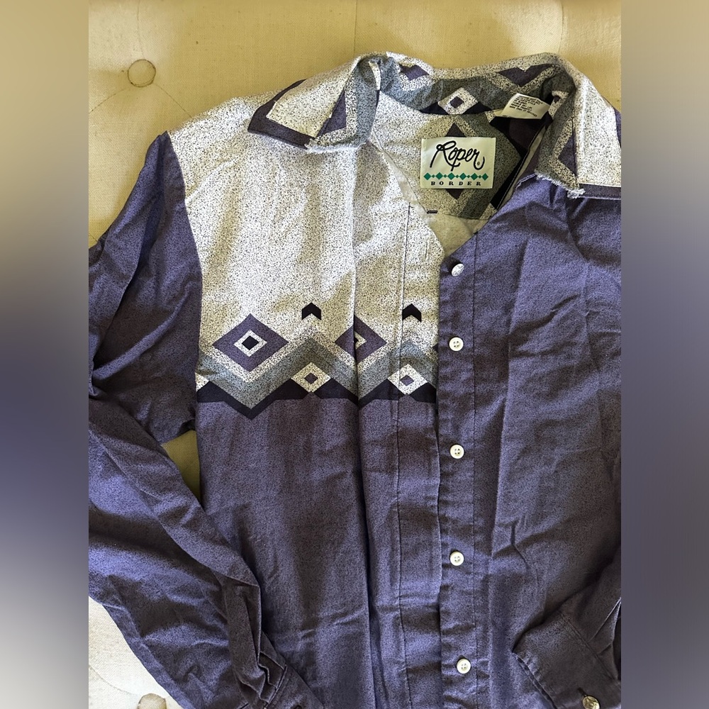 Western Roper Border Pearl Snap